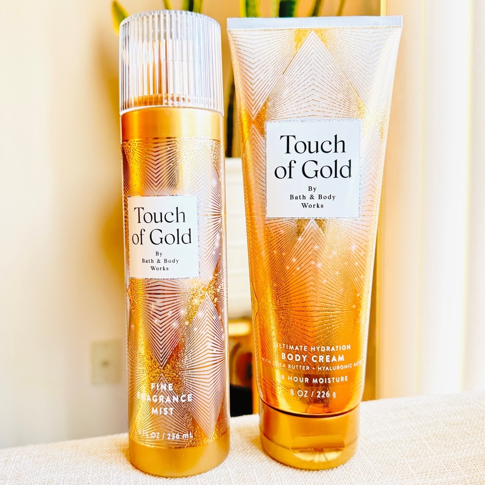 Bath & Body Works Touch of Gold Fragrance Mist and Body Cream